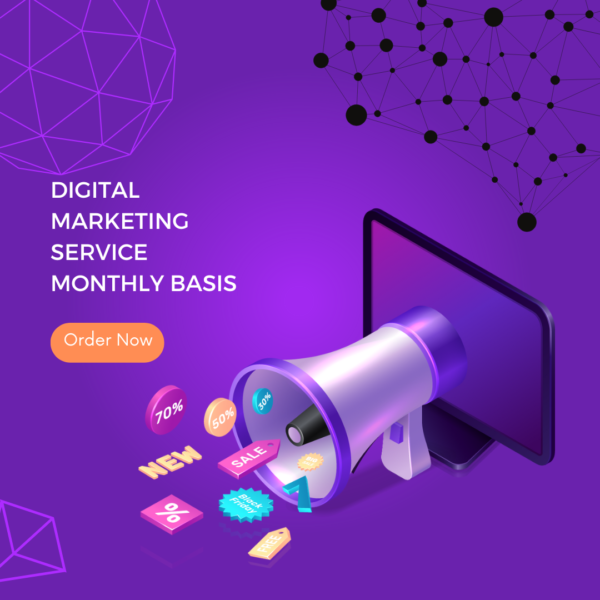 Digital Marketing Service Monthly Basis Startup